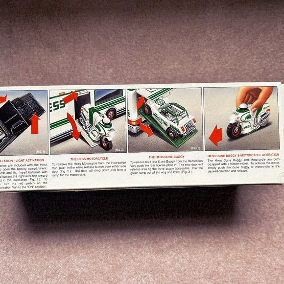 Vintage 1998 Hess Recreation Van with Dune Buggy & Motorcycle - NIB - Picture 3 of 5